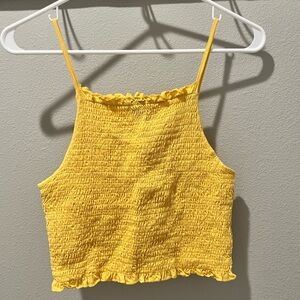 Forever 21 Smocked Crop Top